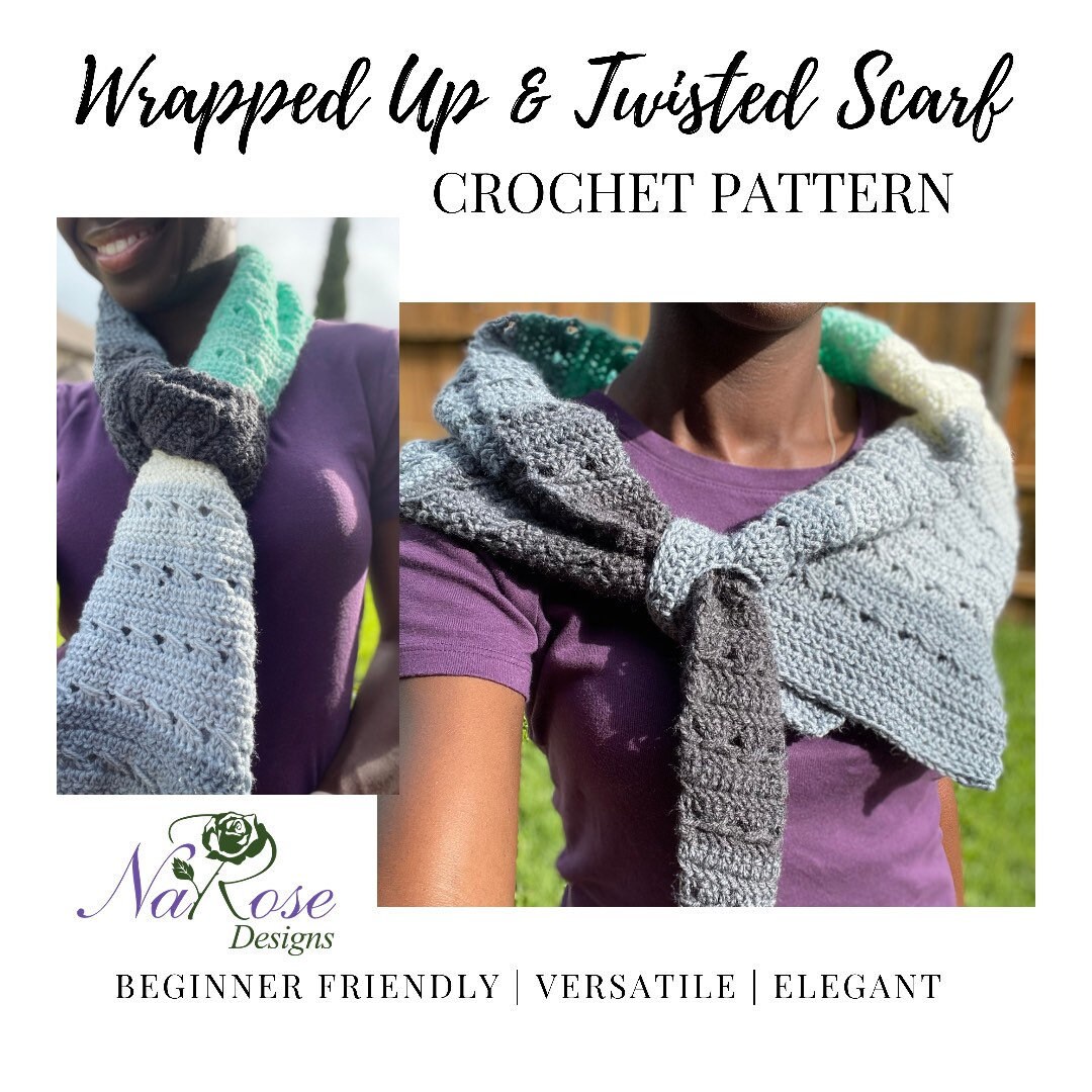 Triangle Keyhole Scarf Pattern Crochet Triangle Keyhole Scarf Pattern, Beginner Friendly (PDF Pattern ...
