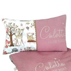 Name pillows for children, personalized pillows for birth and baptism