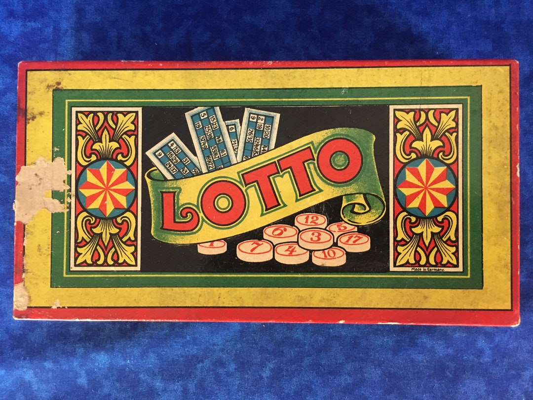 Vintage Lotto Game Etsy