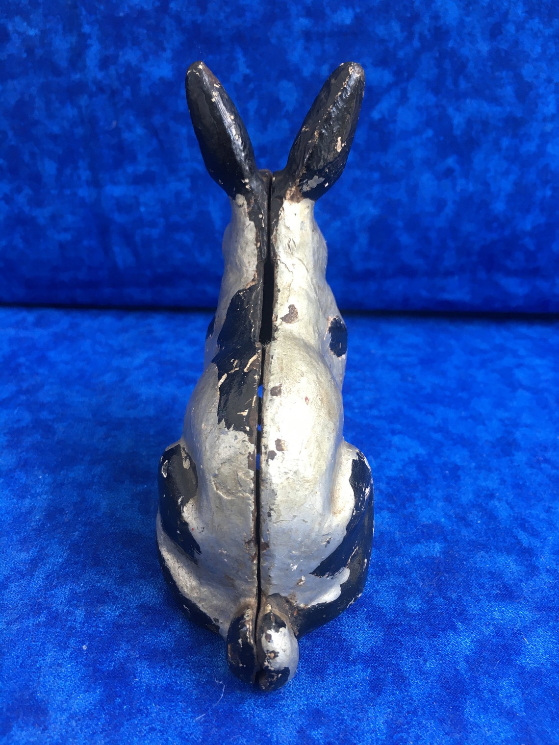 Vintage Iron Still Rabbit Bank - Etsy
