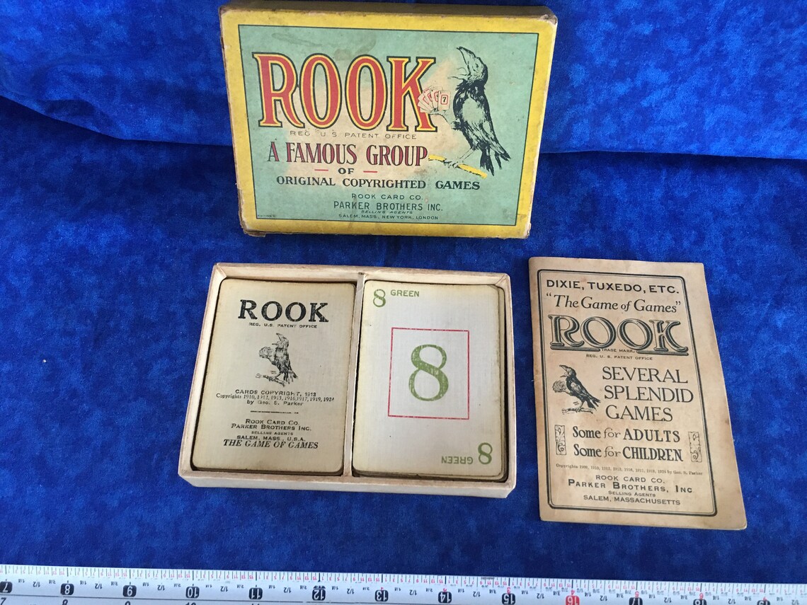 Antique Rook Game Original Copyrighted Games Etsy