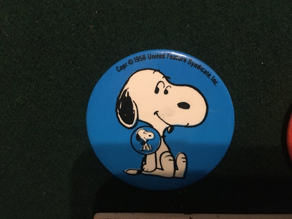 Vintage Pins Snoopy and Charlie Brown - image 2