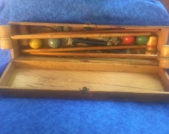 Vintage Croquet Set