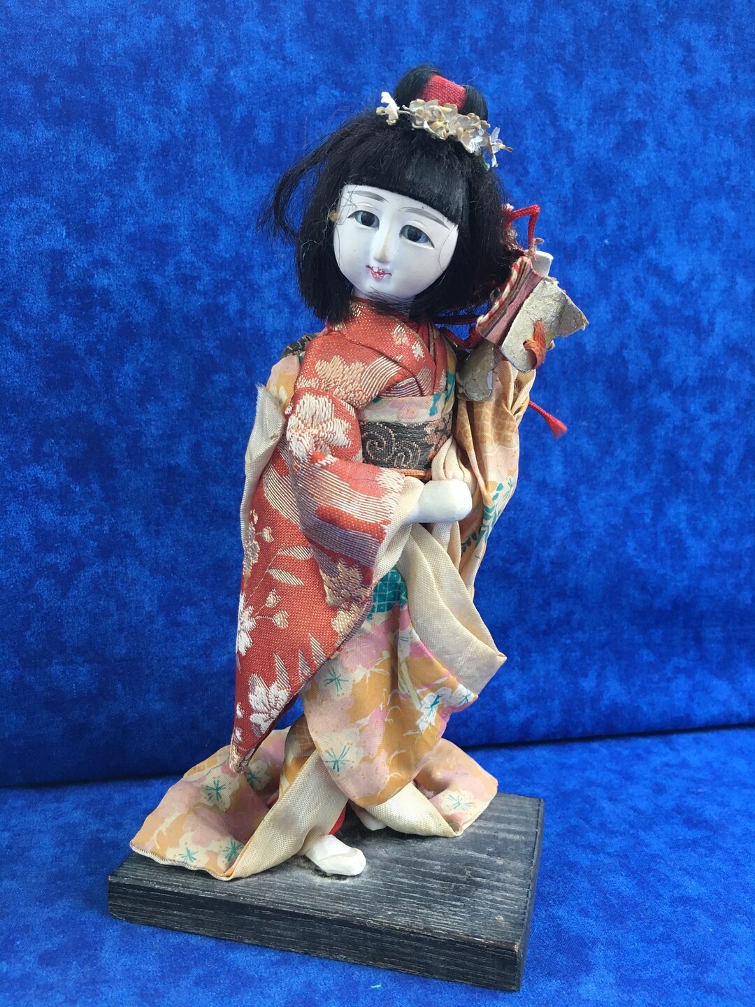 Antique Japanese Doll Ichimatsu Geisha Girl Handmade L Etsy