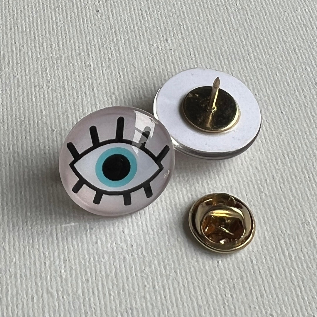 Blue Eye Pin 1 Etsy