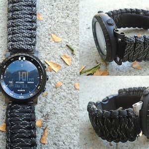 Paracord 550 Suunto Core alpha, essential Adjustable Replacement Watchband