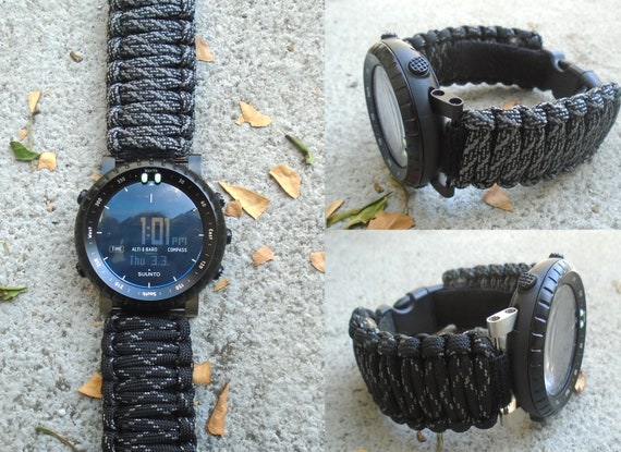 Paracord 550 Suunto Core Alpha, Essential Adjustable Replacement Watchband  -  New Zealand