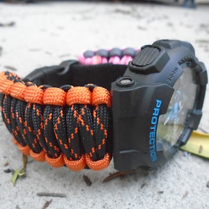 Paracord 550 Casio G-Shock Adjustable Replacement Watchband w Detachable Strap