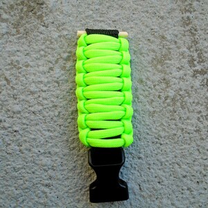 Paracord 550 Suunto Core alpha, essential Adjustable Replacement Watchband Neon Green
