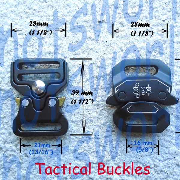 Tactical Buckle, Metal & Plastic Paracord clips for Paracord Bracelets/Dog/Pet Collar Side Release