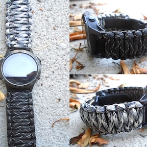 Garmin Fenix 5 5S plus, 6 6S pro, 7 7S/ Marq/ Instinct/ Quatix 5, 6/ Vivoactive 4/ Vivomove Replacement Watchband w Detachable Strap