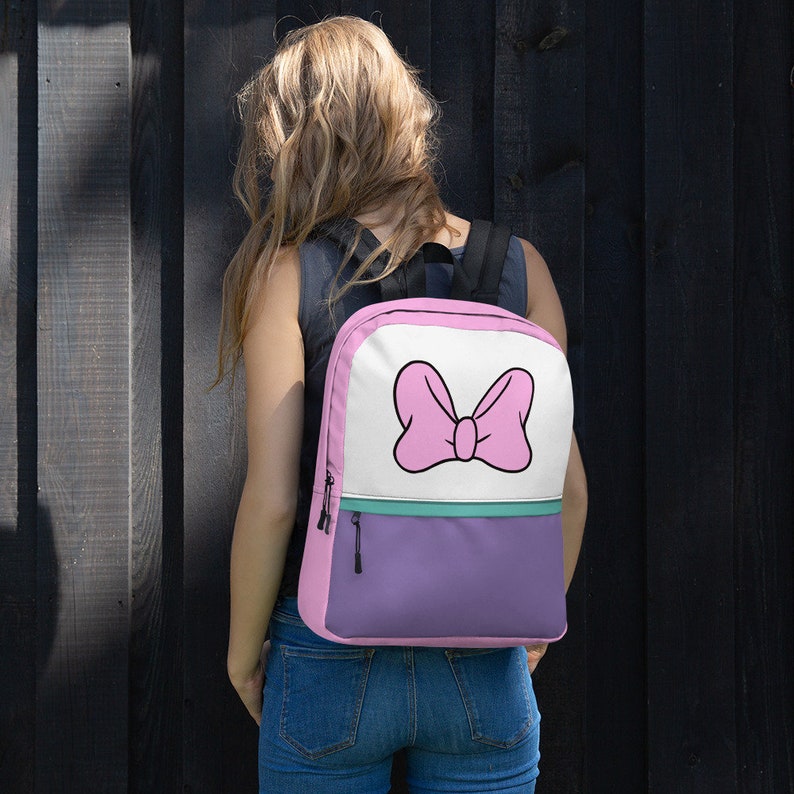 Daisy Duck Inspired Backpack Disney Inspired Backpack Etsy