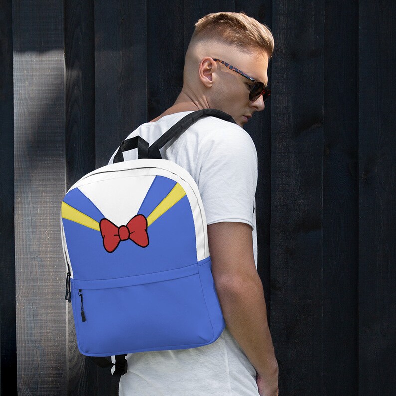 Donald Duck inspired backpack Fun backpack Disney vacation Etsy
