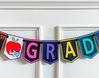 Back to School Banner, First Day of School Banner, Back to School Sign, First Day of School Sign