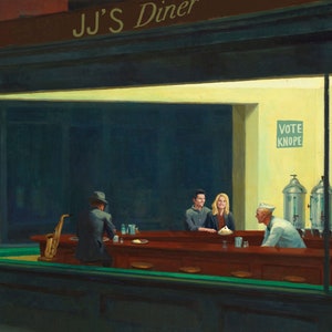 Parks and Rec Nighthawks Art Print image 4