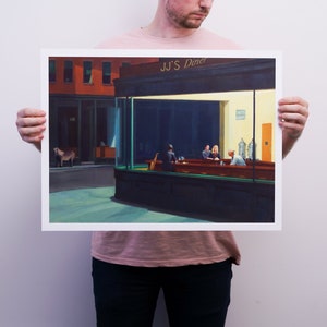 Parks and Rec Nighthawks Art Print image 3