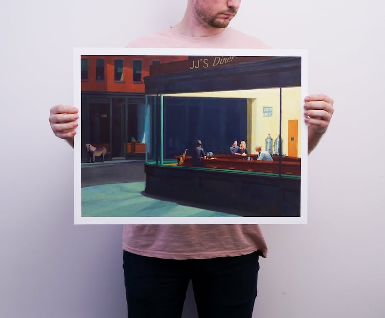 Parks and Rec Nighthawks Art Print image 3