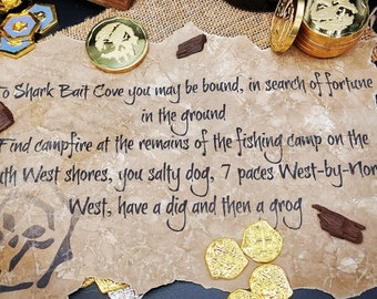 Mensaje antiguo personalizado para regalos y decoración