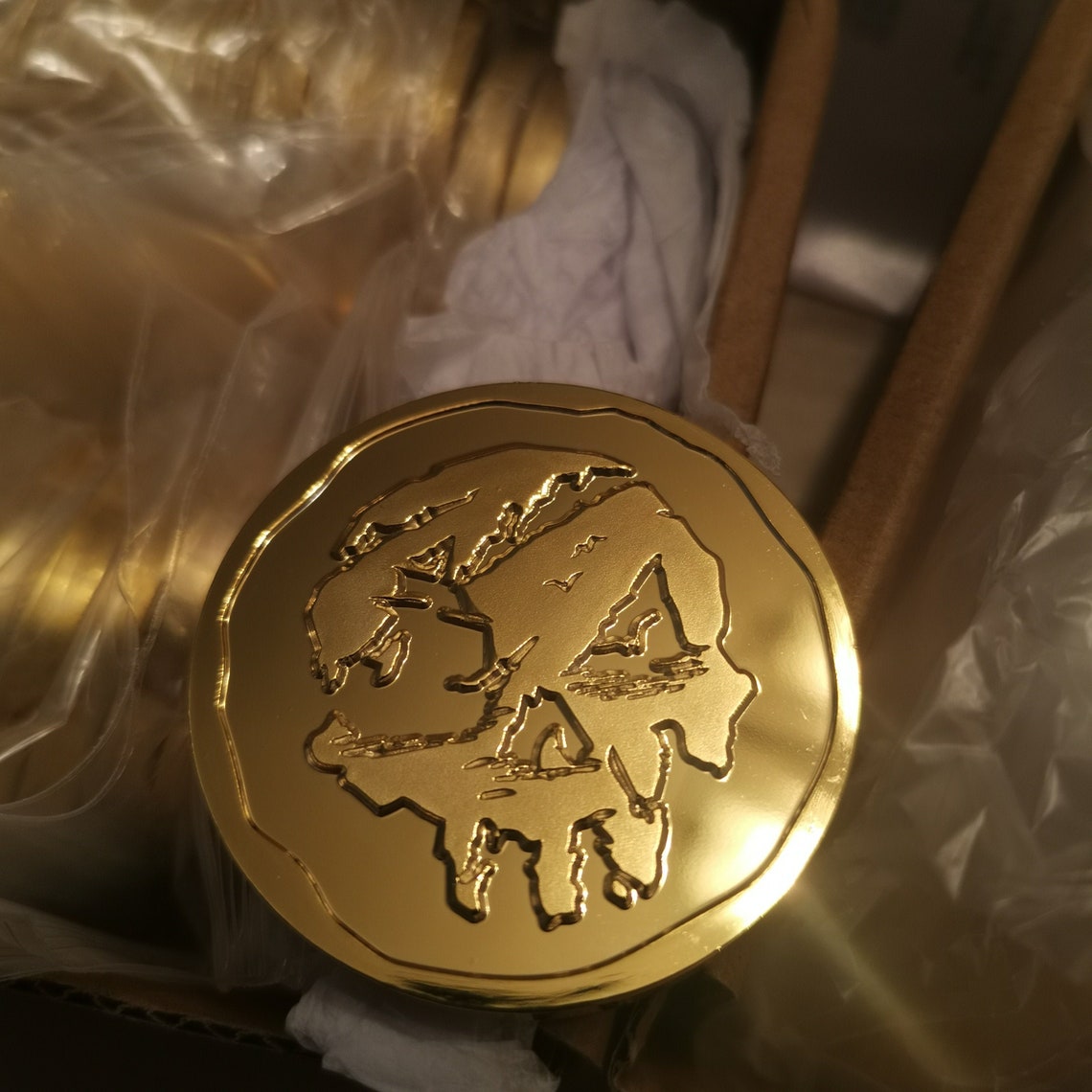 Sea of Thieves Coin in 24K GOLD Etsy