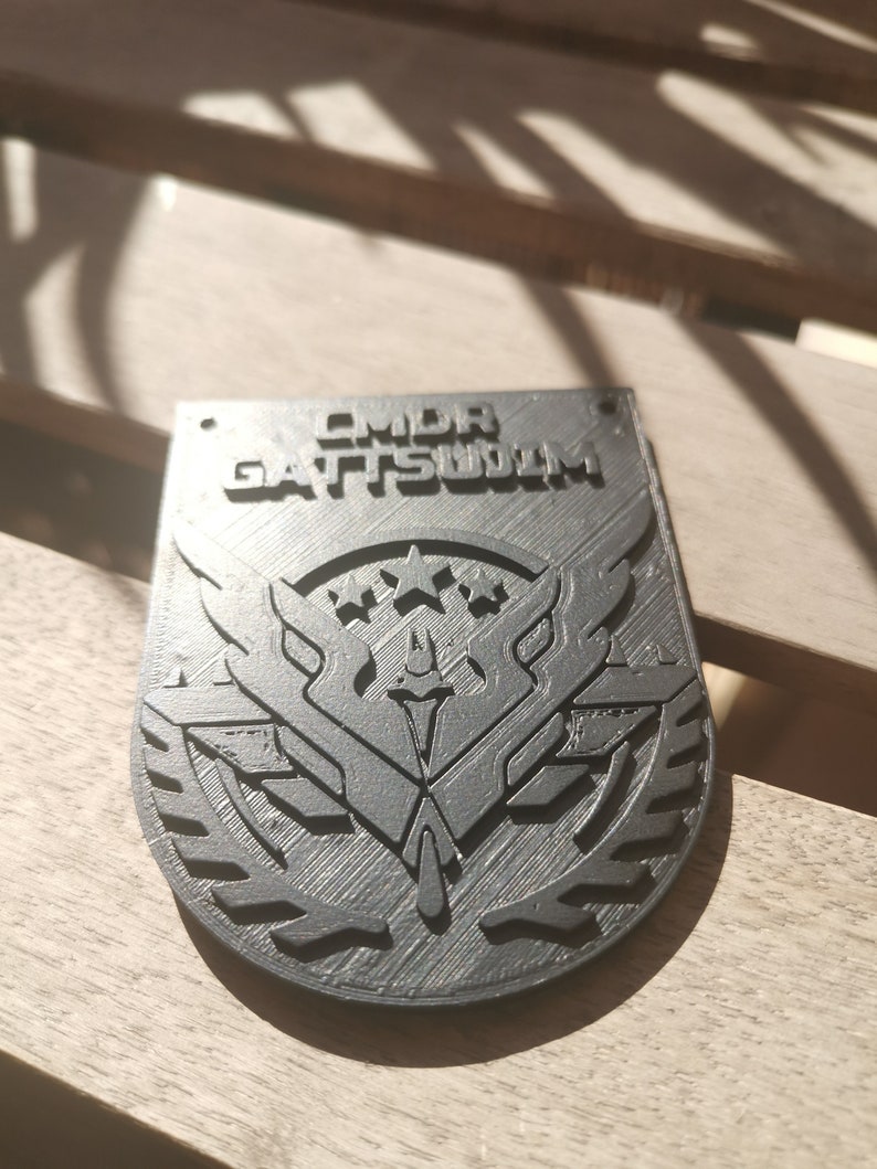 Elite Dangerous Commander Plate custom for Painting updated Etsy Canada
