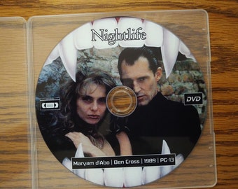 Nightlife (1989) Custom DVD -BEST QUALITY- (rare vampire movie) [retro 80's horror]