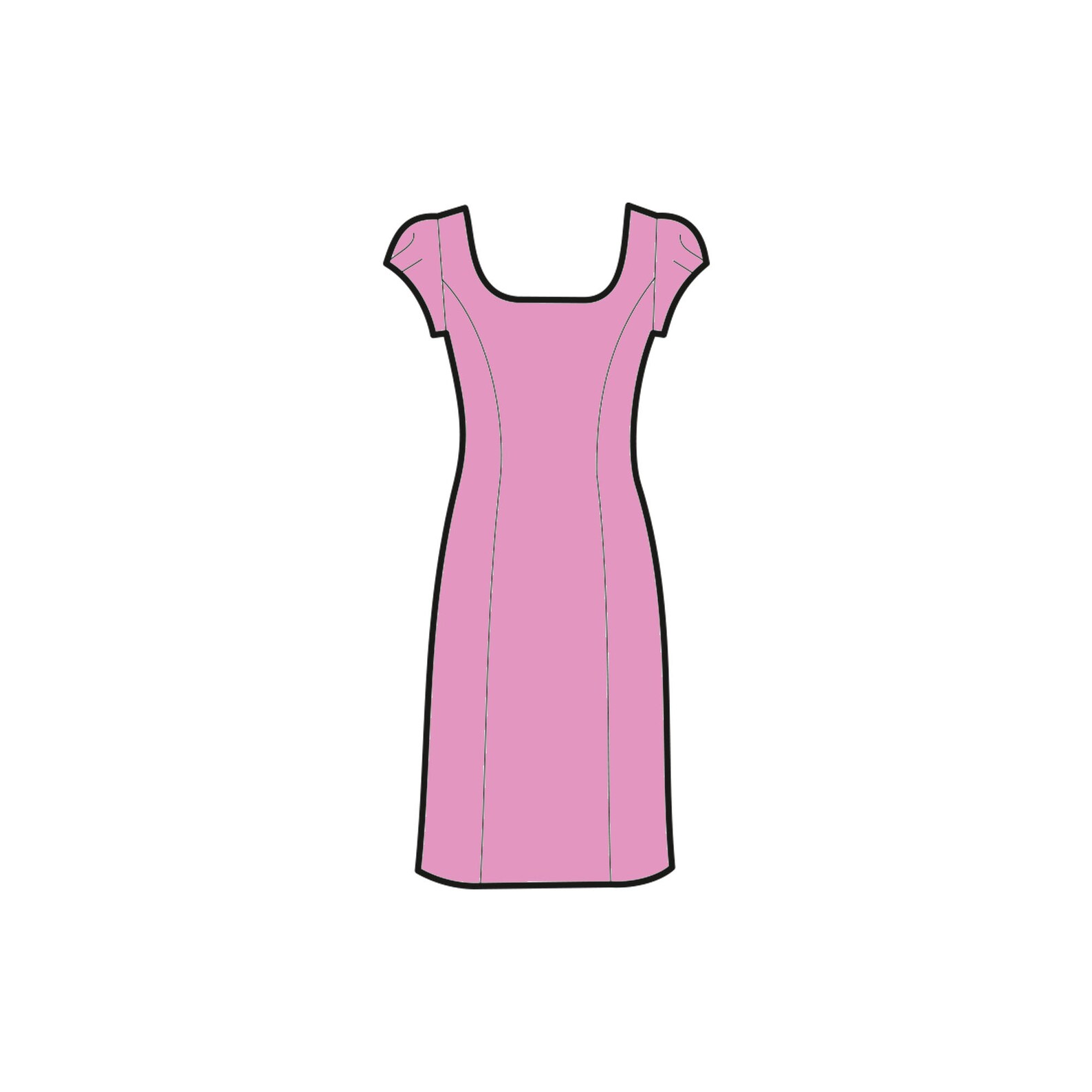 Sheath dress sewing pattern pdfelegant dressSizes Etsy