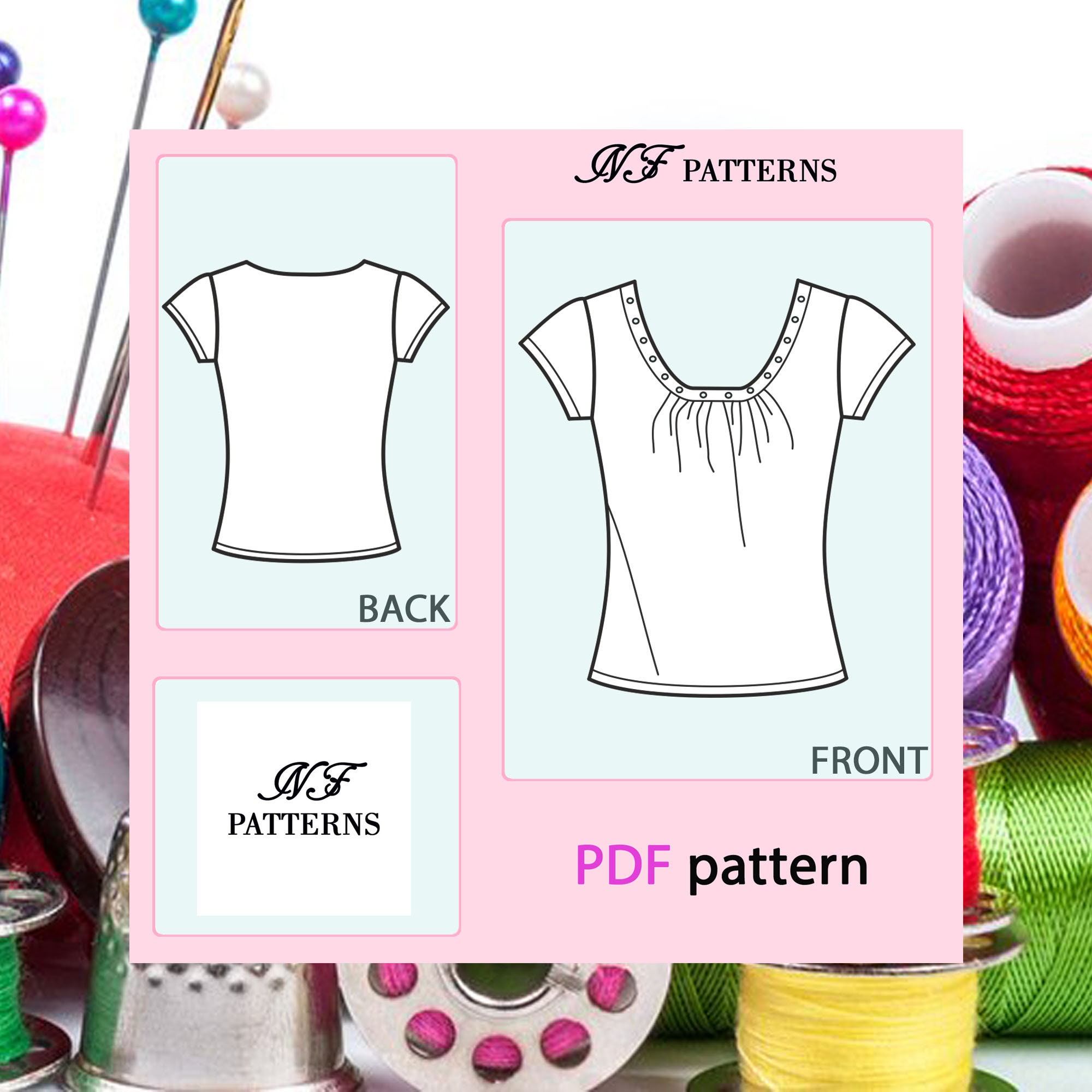 Ladies jumper sizes 141618PDF sewing patterns for women Etsy