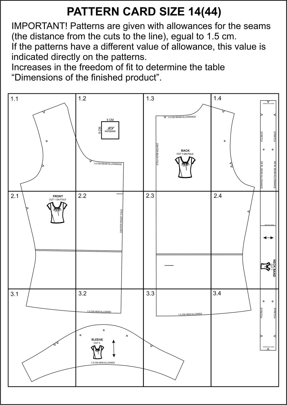 Ladies jumper sizes 141618PDF sewing patterns for women Etsy