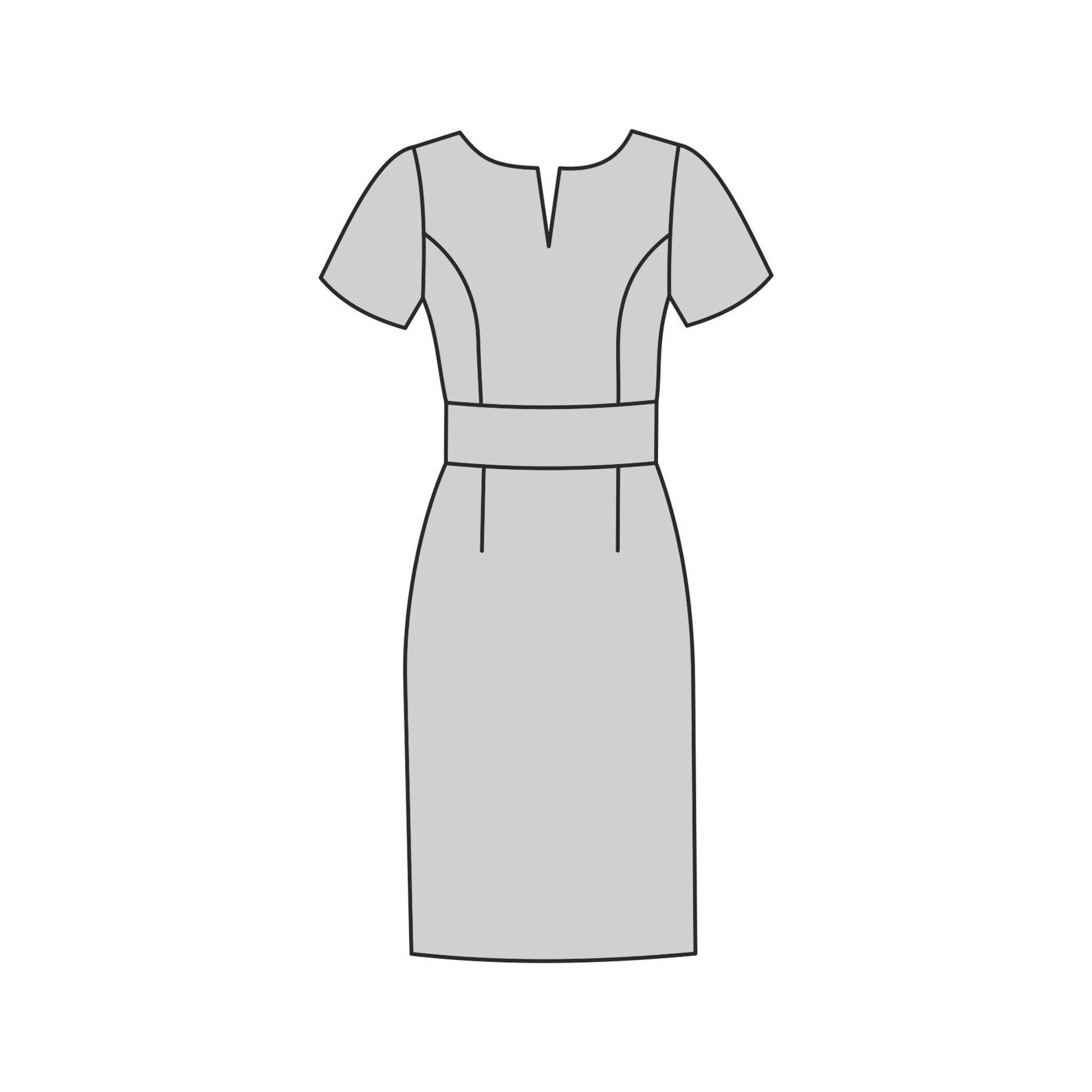 Dress pdf pattern-Sheath dress pattern-Sizes | Etsy