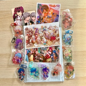 Honkai Star Rail Grab bag (3 charms, 2 prints)