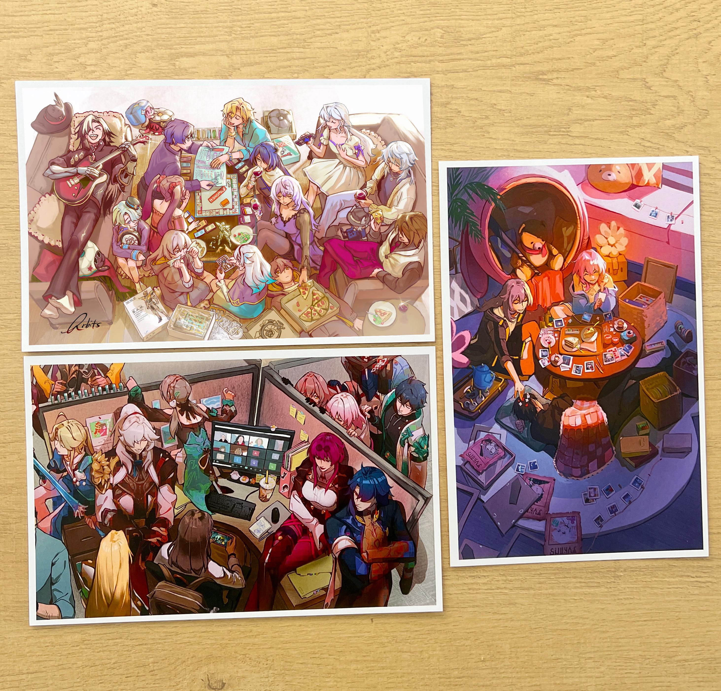 Honkai Star Rail Prints (5.5x8.5in)