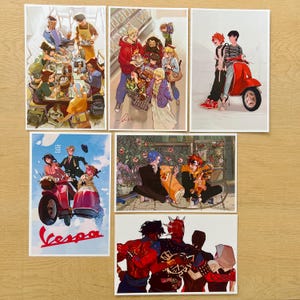 Comfy Anime Prints (DunMeshi, Haikyuu, Sk8, Spiderverse, etc)