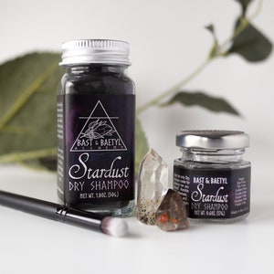 Stardust Dry Shampoo in Shadow Lands Black - Vegan - Natural - Handmade -