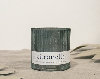 Citronella Soy Candle | Hand Poured Soy Candle | Natural Candle | Gift Idea