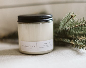 Fraser Fir Soy Candle | Winter Collection | Hand-Poured Soy Candles | Natural Soy Wax Candle