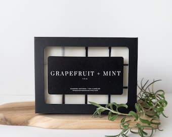 Grapefruit + Mint Wax Melts | Natural Soy Wax Melt | Hand-Poured Scented Wax Melts