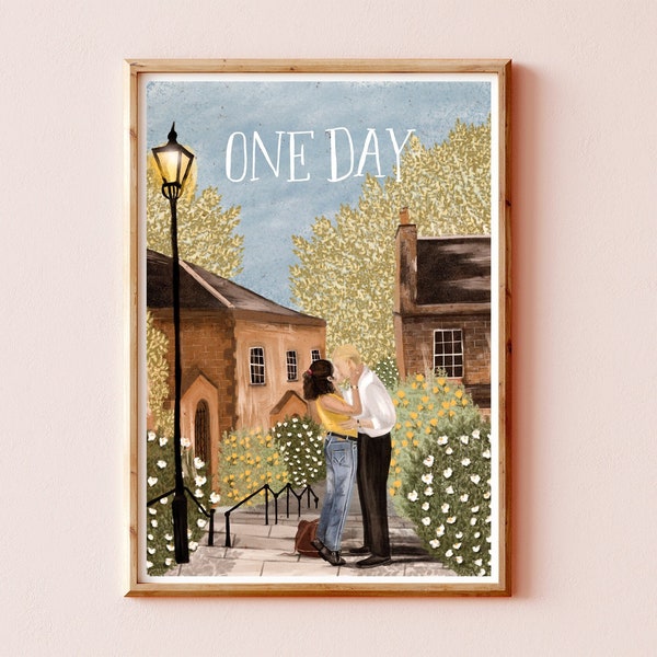 Netflix One Day Print, Romantic TV Series One Day Print, Couple/Love Print, Illustration Romantic Style Print, House Print, One Day Poster