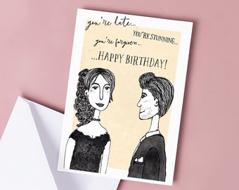 Pretty Woman Birthday Card, Birthday Card for Partner, Card for partner, Pretty Woman, Julia Roberts, Cute birthday card, funny partner card