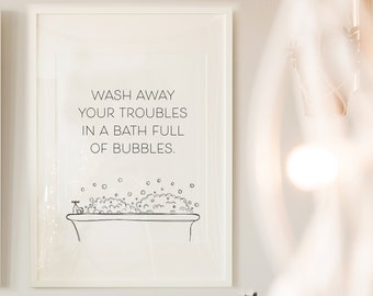 Citation De Bain Moussant Etsy