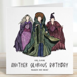 Hocus Pocus Birthday Card, Hocus Pocus Gift Card, Cards for Bestfriend ...