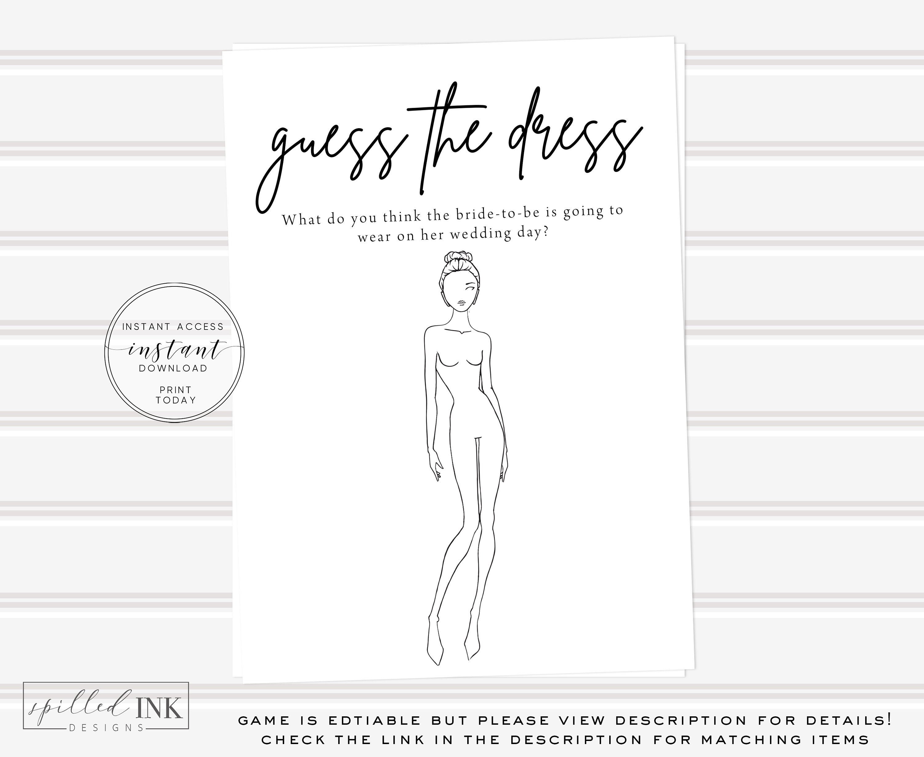 editable-bridal-guess-the-dress-game-minimalist-bridal-shower-etsy