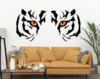 Tiger Wall Decal Etsy