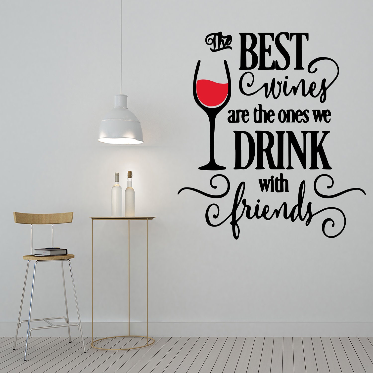 Adesivo Murale Cocktail Bar – Vinile Per Pareti E Porte