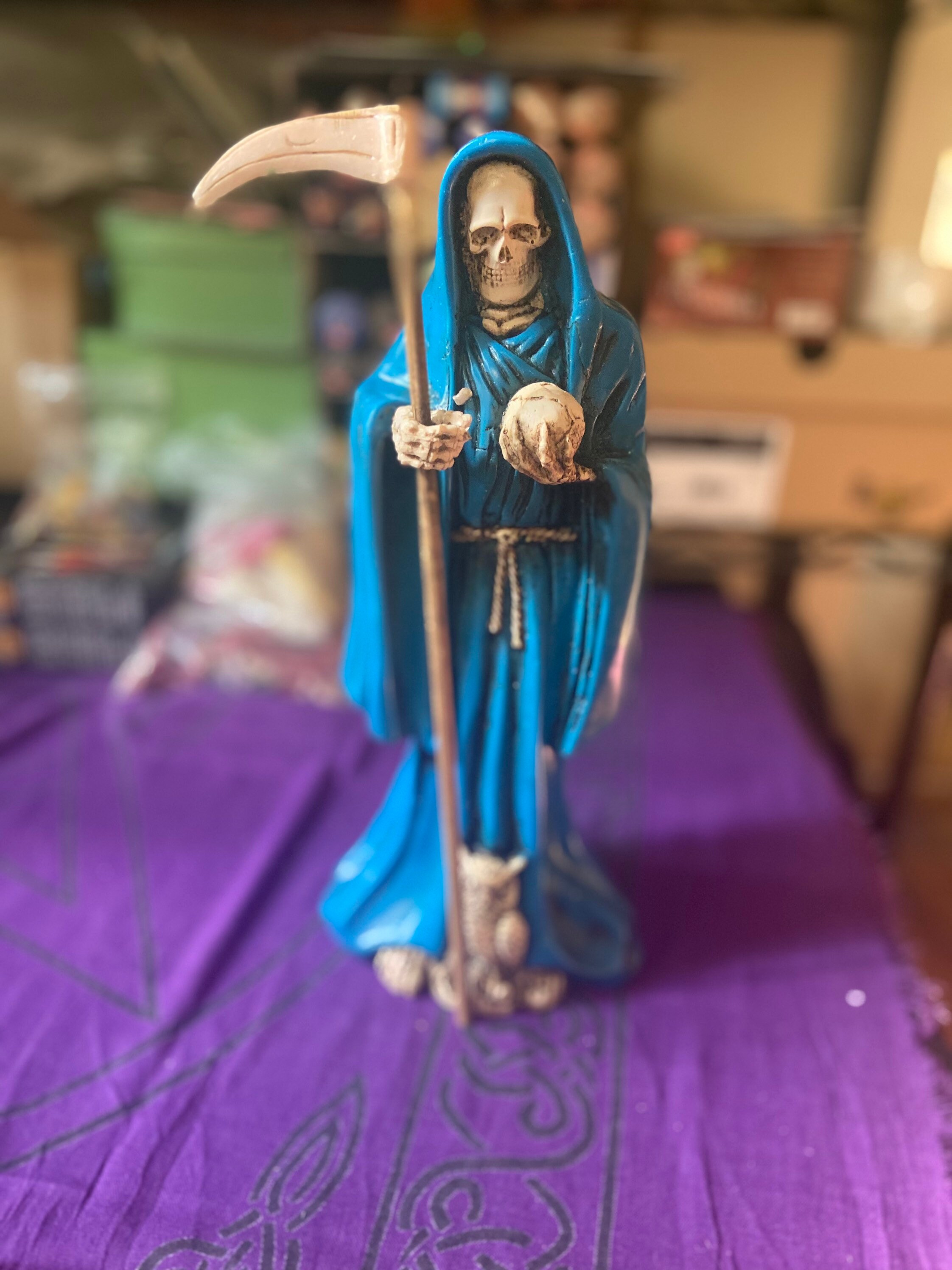 12 Santa Muerte Statue | Etsy