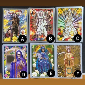 XL Santa Muerte Prayer Cards