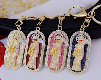 Santa Muerte Keychain