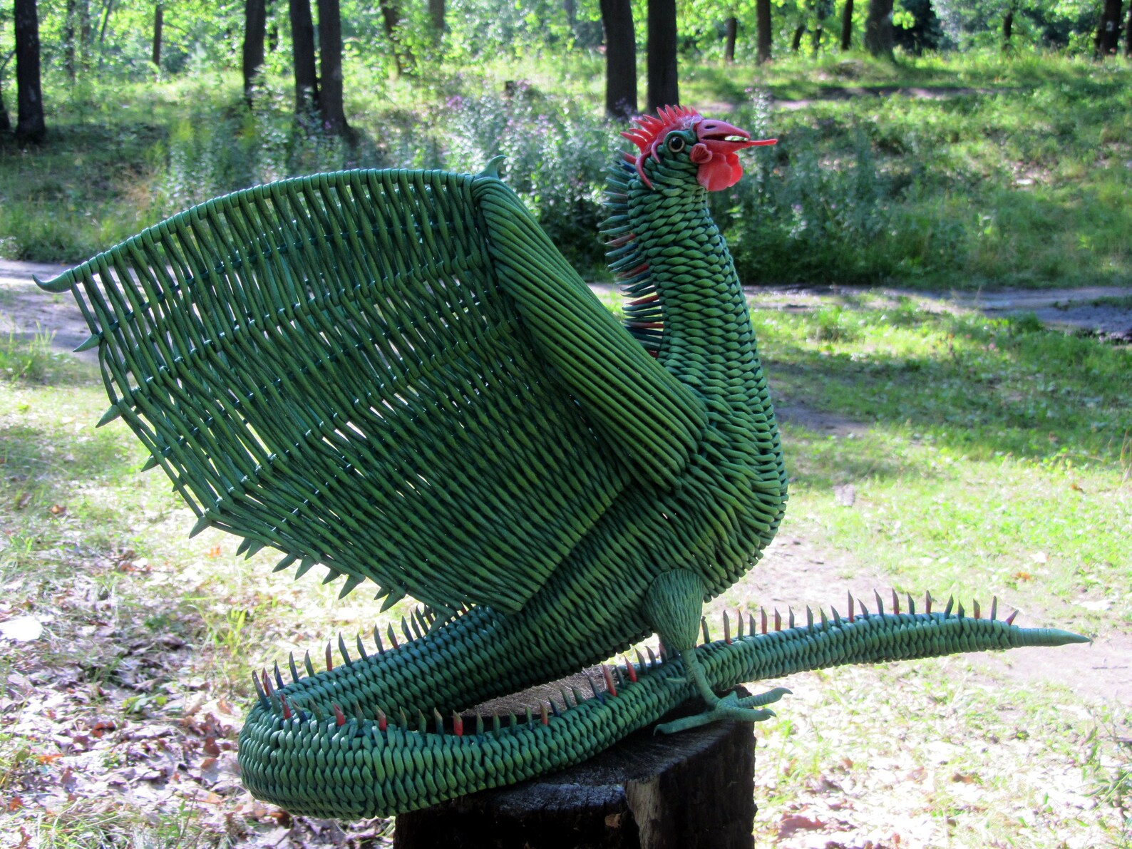 Mythical Creature Figurines Basilisk Statue Etsy