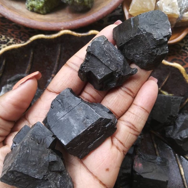 Black Calcite | Ancestor Stone | Powerful Protection Stone