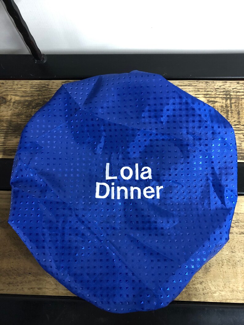 Personalised Embroidered Feed Bucket Covers in a Variety of Colours at