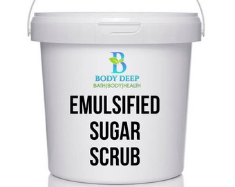Emulsified Sugar Scrub, Sugar Scrub, Wholesale, Private label